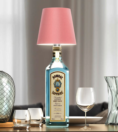 Flessenlamp LED Oplaadbaar Aluminium Tafellamp Voor Wijnfles Warm Licht