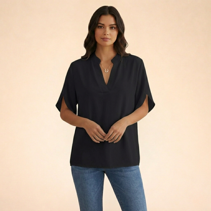 V-hals Blouse Elegant en Comfortabel