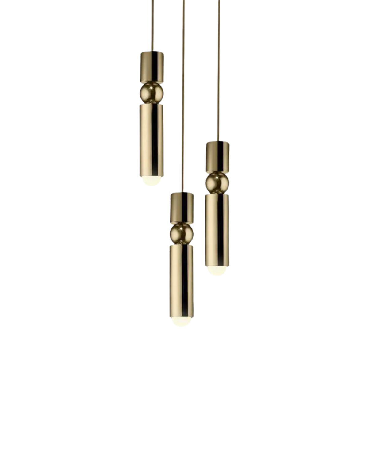 Sculptuurlamp Hanglamp met Vloeiende Vormen Zwart Goud Zilver 1-3-5 Lichtpunten Modern Design Eetkamer Woonkamer Slaapkamer Verlichting
