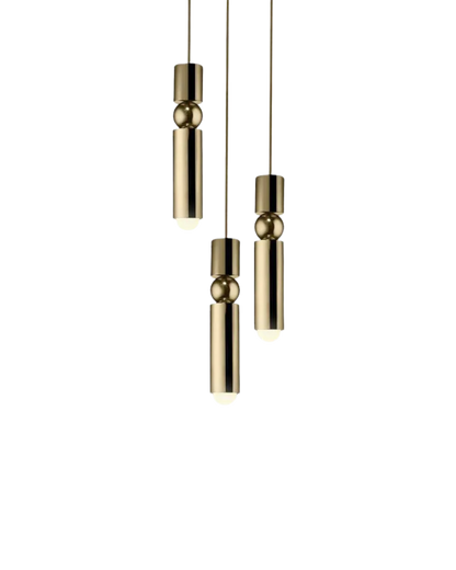 Sculptuurlamp Hanglamp met Vloeiende Vormen Zwart Goud Zilver 1-3-5 Lichtpunten Modern Design Eetkamer Woonkamer Slaapkamer Verlichting