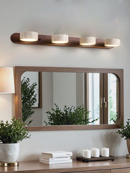 Wandlamp met meerdere lichtpunten natuursteen modern badkamerverlichting warmwit koelwit 2-3-4 lichts stenen armatuur