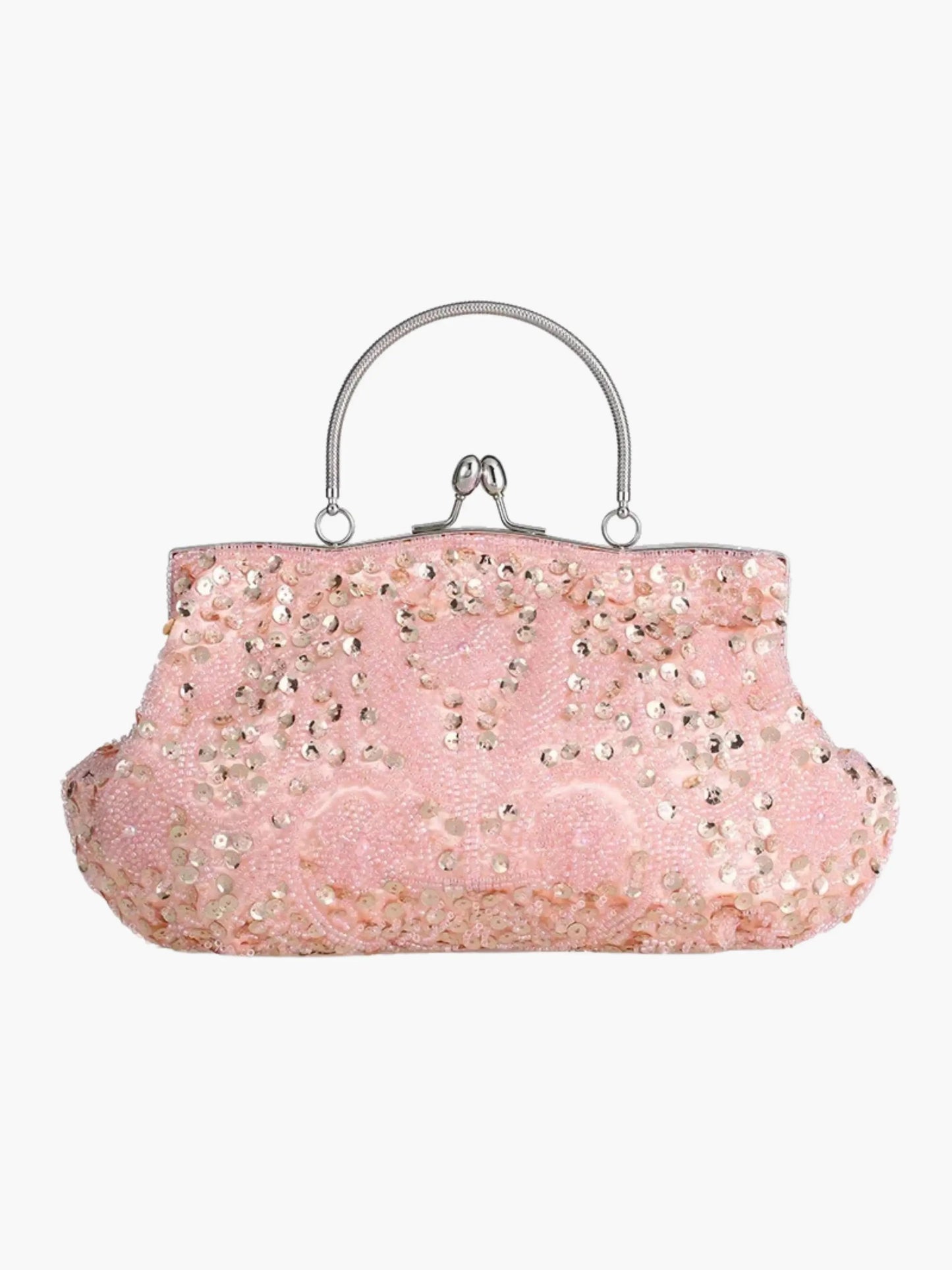 Vintage Handtas Geborduurd Leer Stijlvol