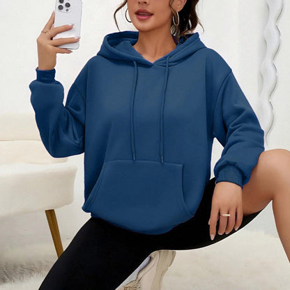 Dames Oversized Hoodie met Kangoeroezak Zacht Comfortabel