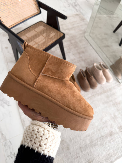 Vrouw Laarzen Comfortabele Boots Zacht Leer
