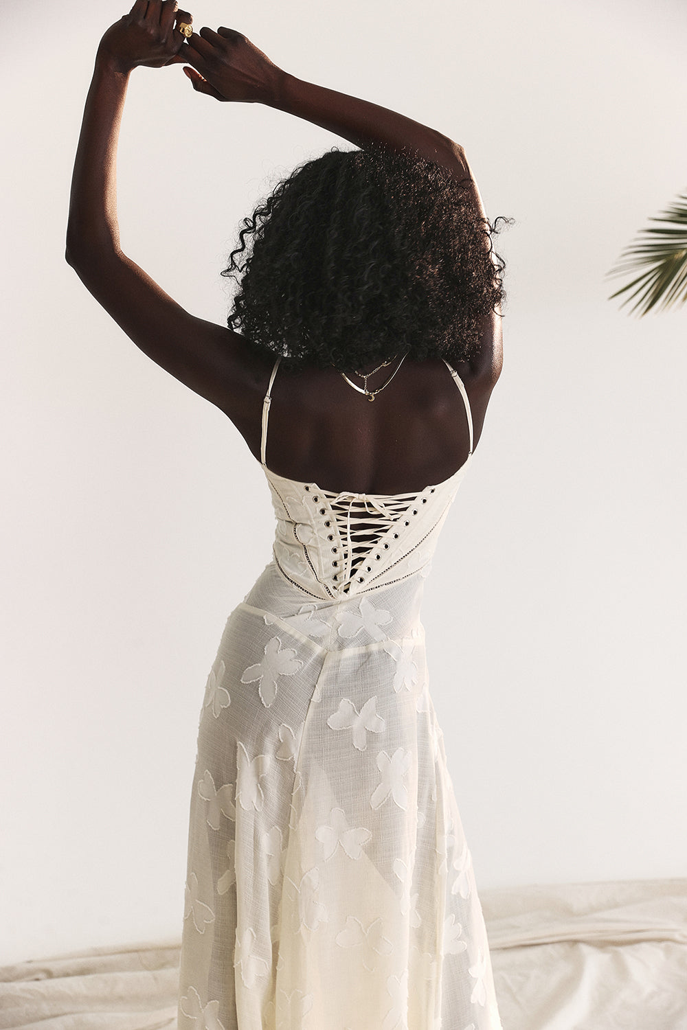 Elegante Maxi Jurk Geborduurd voor Vrouw