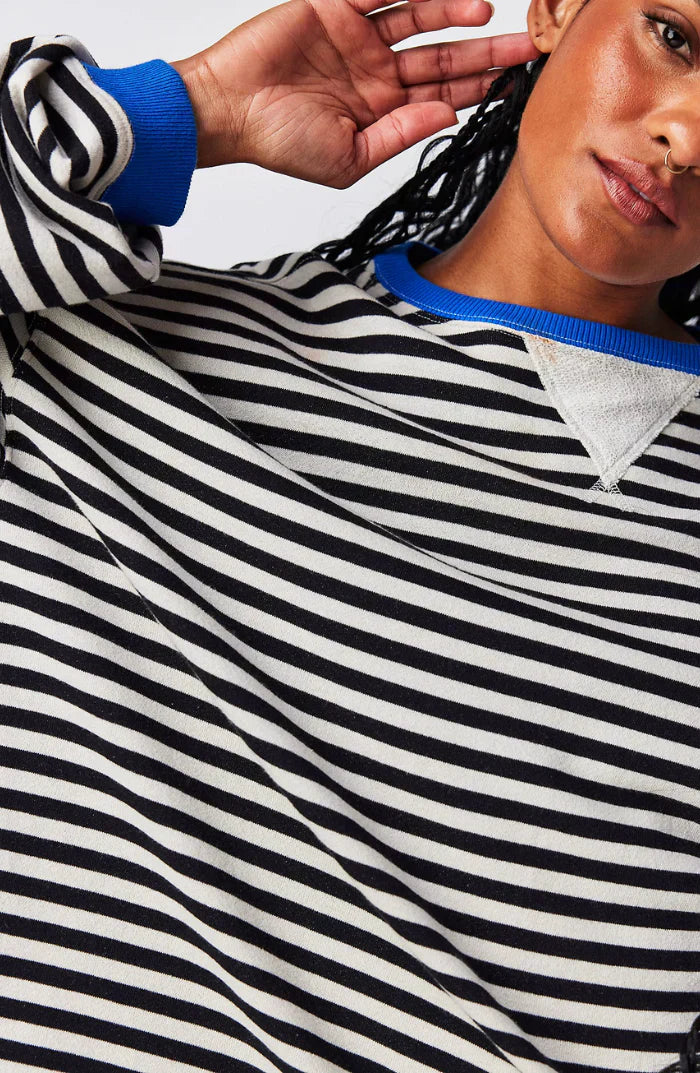 Dames Trui Oversized Gestreept Comfortabele Pasvorm