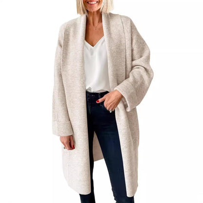 Dames Lange Vestjas Elegante Kwaliteit