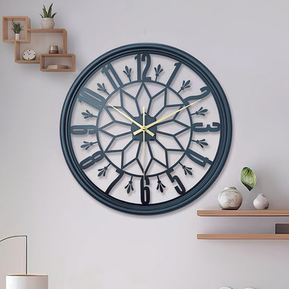Industriële Wandklok 30cm Vintage Metaal Stille Beweging