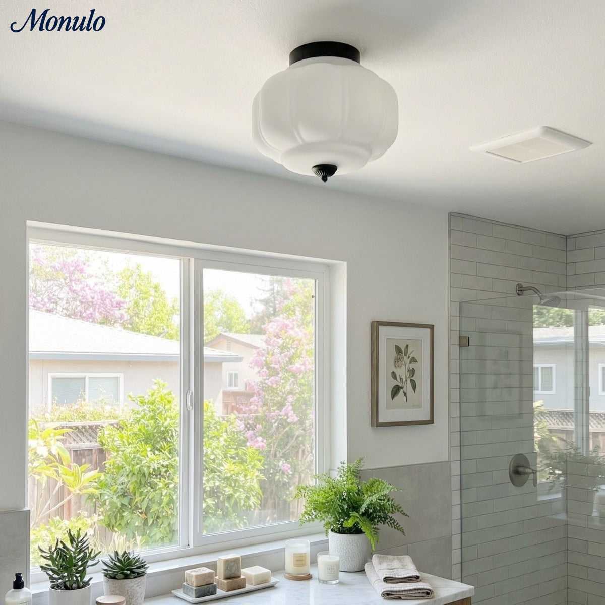 Plafondlamp Melkglas Glazen Kap Moderne Verlichting Scandinavische Stijl Woonkamer Eetkamer Slaapkamer Flush Mount