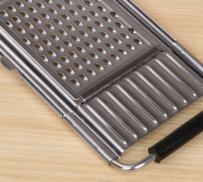 Roestvrijstalen Rasp – Multifunctionele Keukenrasp met Ergonomisch Handvat voor Groenten & Kaas