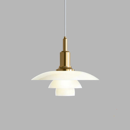 Hanglamp Glas Rond Scandinavisch Wit LED Woonkamer Eetkamer Slaapkamer Modern