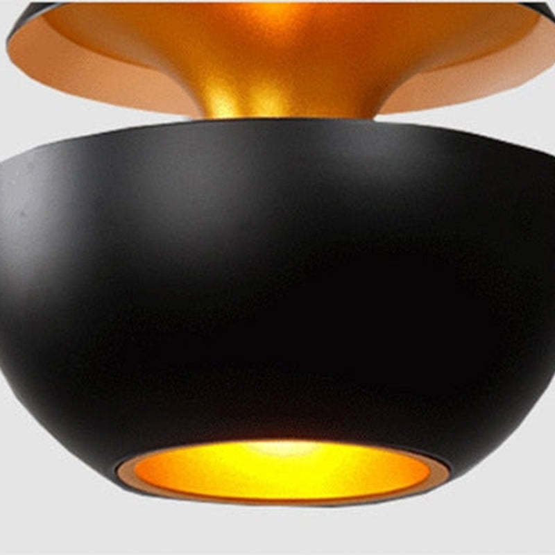 Elegante LED Plafondlamp Zwart-Wit Modern Design Rond Aluminium Eethoek Slaapkamer Woonkamer Warm Dimbaar Licht Scandinavisch Interieur Stijlvol