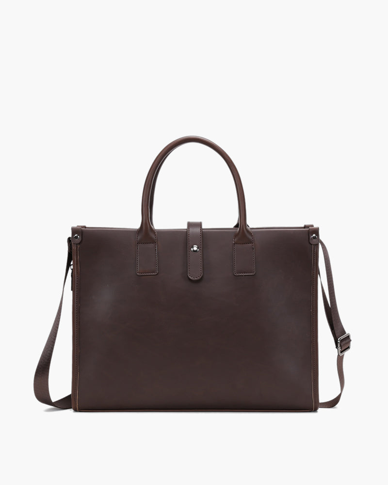 Dames Laptoptas Bruin Kunstleer Stijlvol Design - StudioMarella