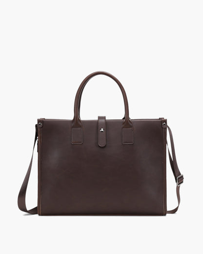 Dames Laptoptas Bruin Kunstleer Stijlvol Design - StudioMarella