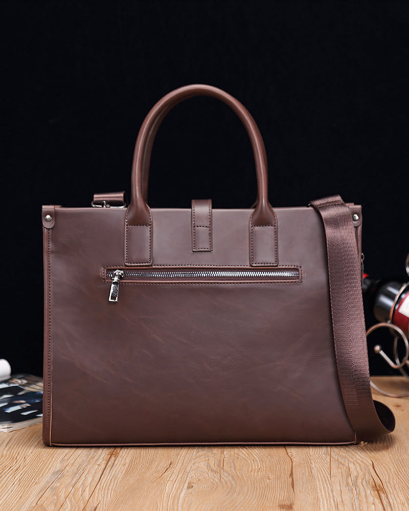Dames Laptoptas Bruin Kunstleer Stijlvol Design