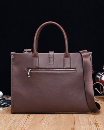 Dames Laptoptas Bruin Kunstleer Stijlvol Design