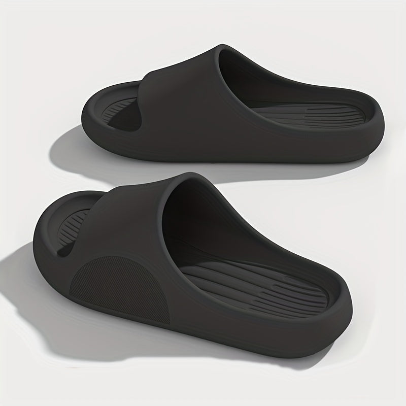 Comfortabele Pantoffels Zwart Heren Dames Zacht Antislip Huisschoenen Indoor Wellness Ontspanning