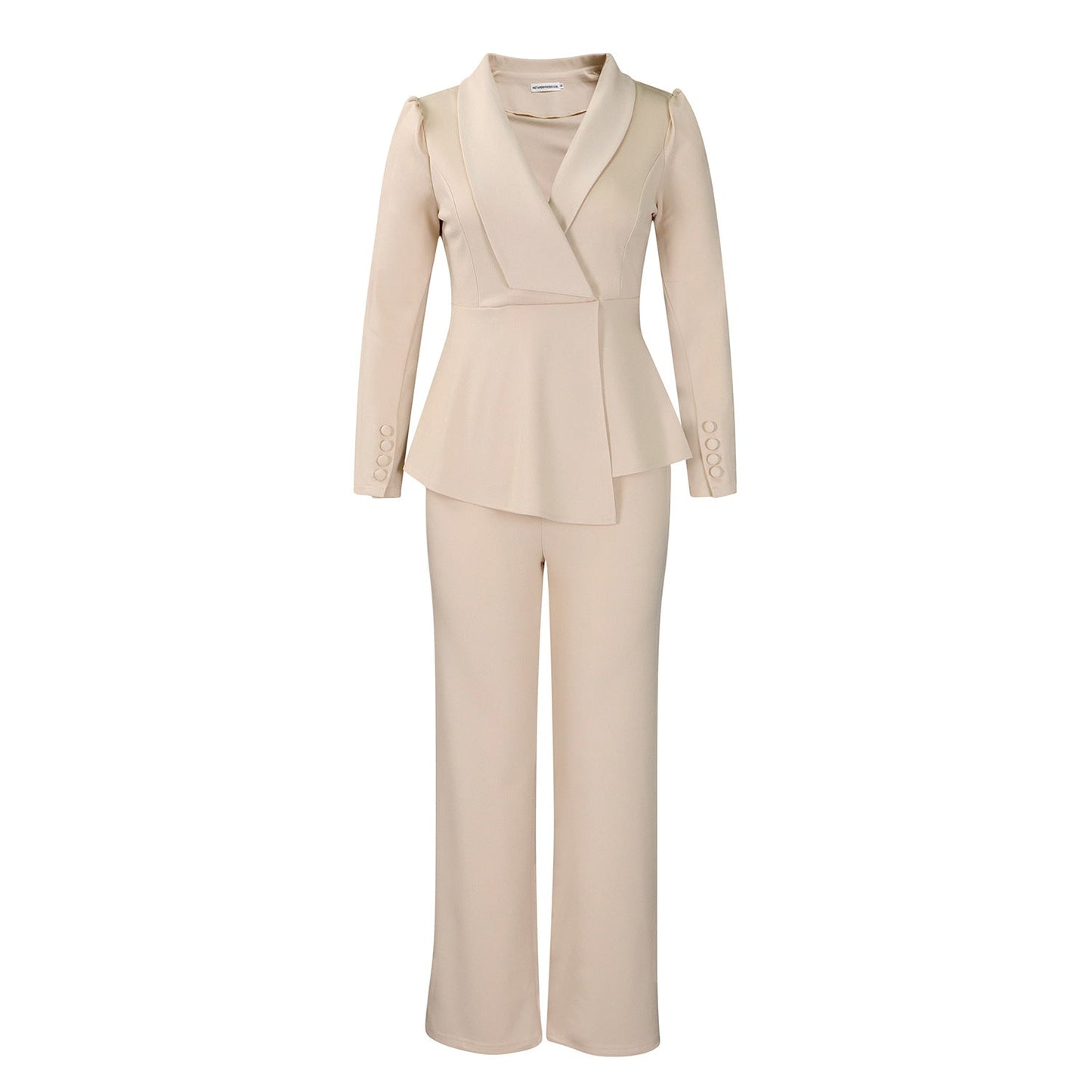 Dames Blazer Set Tweedelig Zakelijke Pantalon Suit