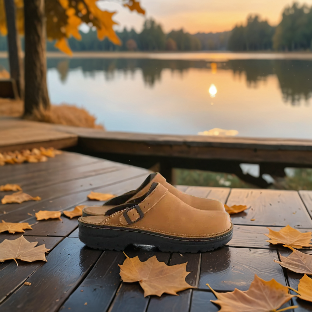 Clogs Unisex Suède Comfortabele Verstelbare Sluiting