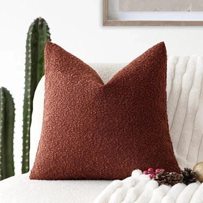 Kussenhoes Bouclé Luxe 45x45 Zacht Minimalistisch Design
