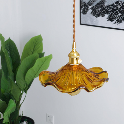 Hanglamp Glas Bloem LED Design Pendellamp Wit Woonkamer Slaapkamer Eetkamer Sfeerverlichting