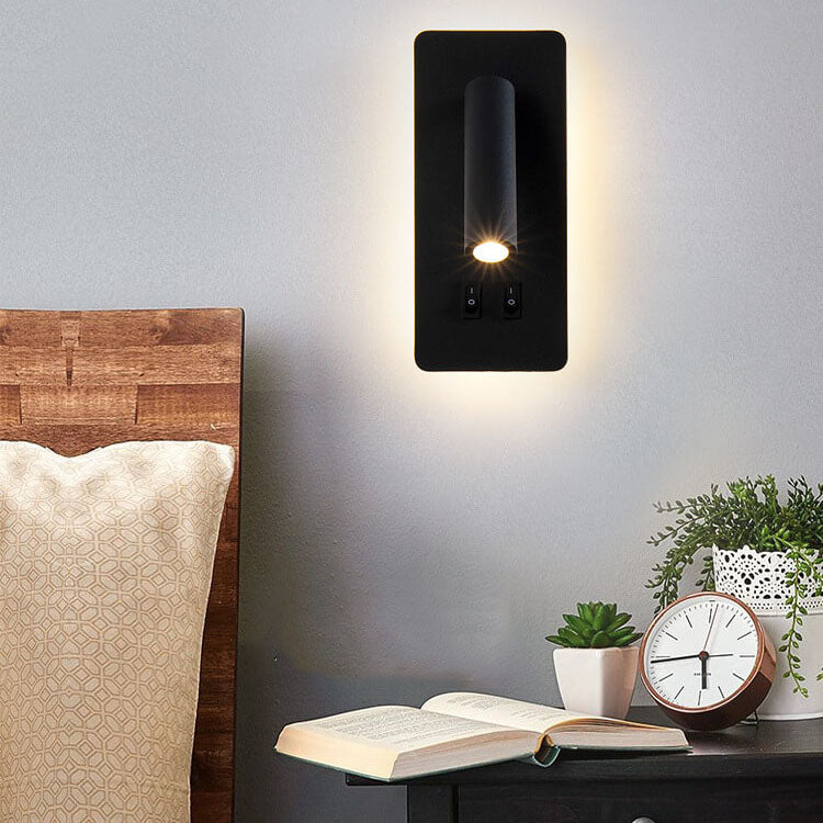 Wandlamp LED Verstelbaar IJzer Zwart Wit 15W Woonkamer Slaapkamer Hal Spotlamp Leeslamp Ingebouwde LED Moderne Wandspot