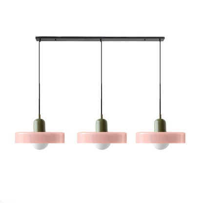 Luccon Triple Hanglamp Glas G9 Retro Kleuren Eettafel Woonkamer Design Verlichting Meerlamp