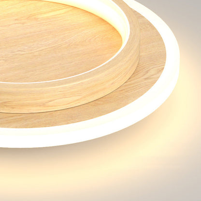 Plafondlamp Rond LED Modern Halo Design Metaal Acryl Flush Mount