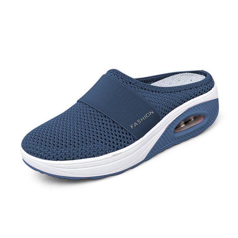 Orthopedische Pantoffels met Luchtkussen Ergonomische Instapschoenen Diabetesvoeten Ademend Mesh Extra Zacht Voetondersteuning Antislip Zool Dames Heren Indoor Outdoor Comfortschoenen