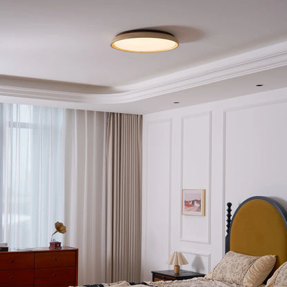 Depiara plafondlamp travertin hout LED 3000K beige plafondverlichting woonkamer slaapkamer hal badkamer modern minimalistisch
