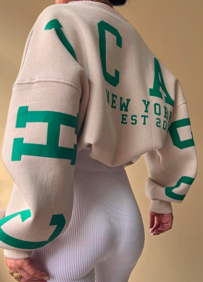 Vrouwelijke Oversized Trui Losse Pasvorm