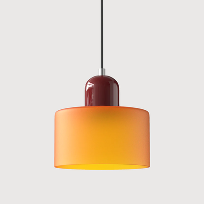 Sansoti | Lismeno Retro Hanglamp – Glazen Hanglamp met Warm Licht voor Eettafel, Keuken & Woonkamer