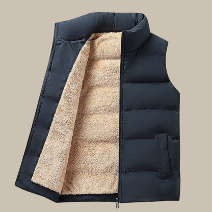 Heren Bodywarmer Warm en Gewatteerd voor Winter