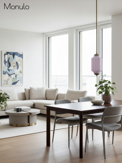 Vintage Glazen Hanglamp met Nostalgische Uitstraling – Verfijnde Verlichting voor Eetkamer en Keuken