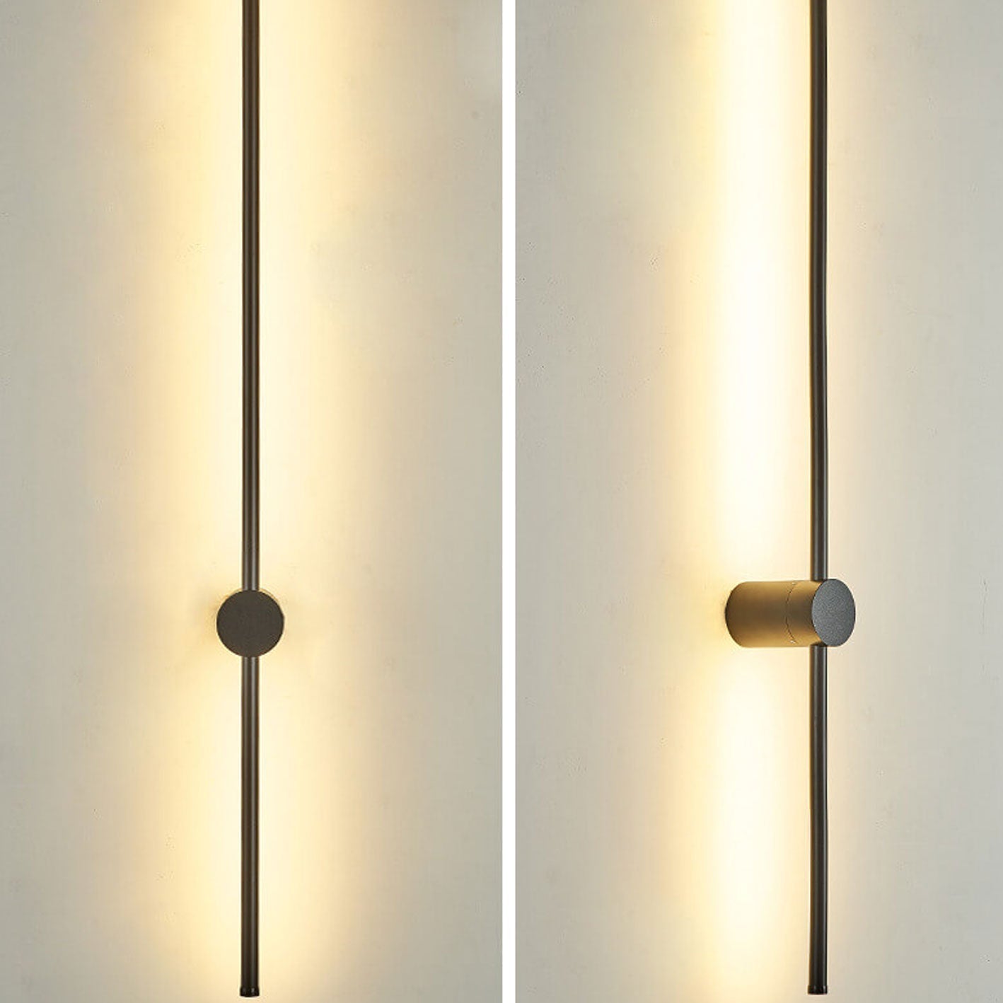 Wandlamp LED Staf Aluminium Zwart Goud 60cm 80cm Woonkamer Slaapkamer Studeerkamer Lijnlamp Minimalistisch Modern Sfeerlamp
