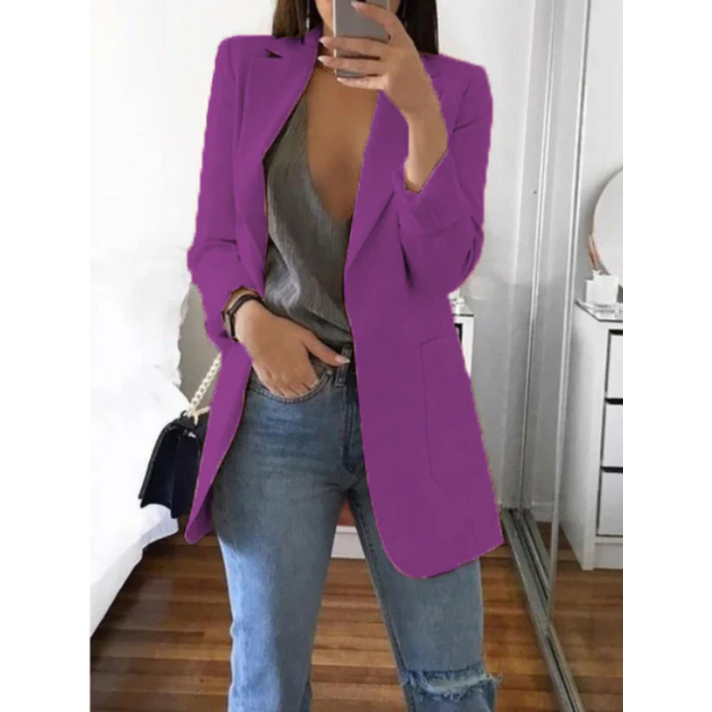 Slim Fit Blazer voor Mannen Velanora Stijlvol Design