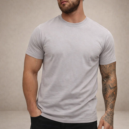 Heren T-shirt Slim Fit Ronde Hals Kort Mouwen