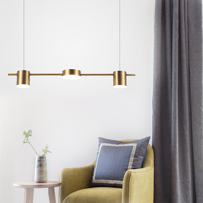 Hanglamp Aluminium Zwart Goud LED 3 5 6 Lichts Keuken Woonkamer Eetkamer Plafondlamp Spotlamp Industrieel Modern