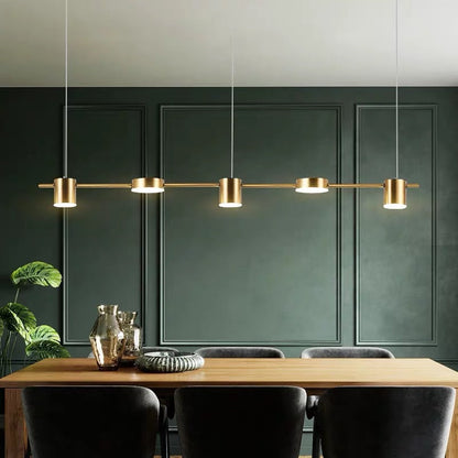 Hanglamp Aluminium Zwart Goud LED 3 5 6 Lichts Keuken Woonkamer Eetkamer Plafondlamp Spotlamp Industrieel Modern