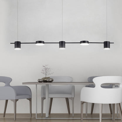 Hanglamp Aluminium Zwart Goud LED 3 5 6 Lichts Keuken Woonkamer Eetkamer Plafondlamp Spotlamp Industrieel Modern