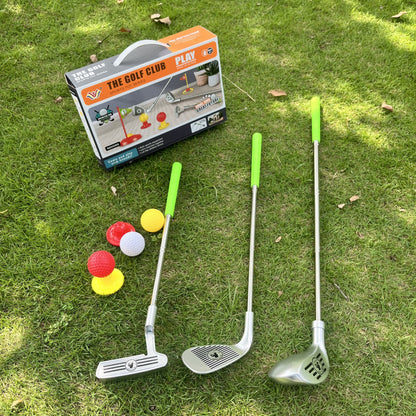 Kindergolfset Verstelbare Clubs Met Ballen en Doelen Binnen Buiten Speelgoed Motorische Ontwikkeling Actief Tuinspeelgoed