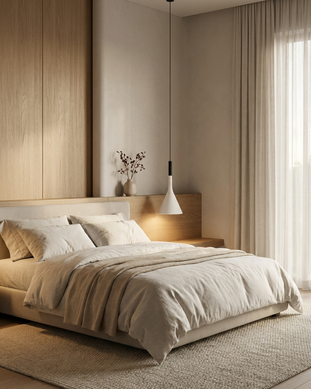 Conische Hanglamp met Gericht Licht – Strak Design voor Tafel- en Accentverlichting