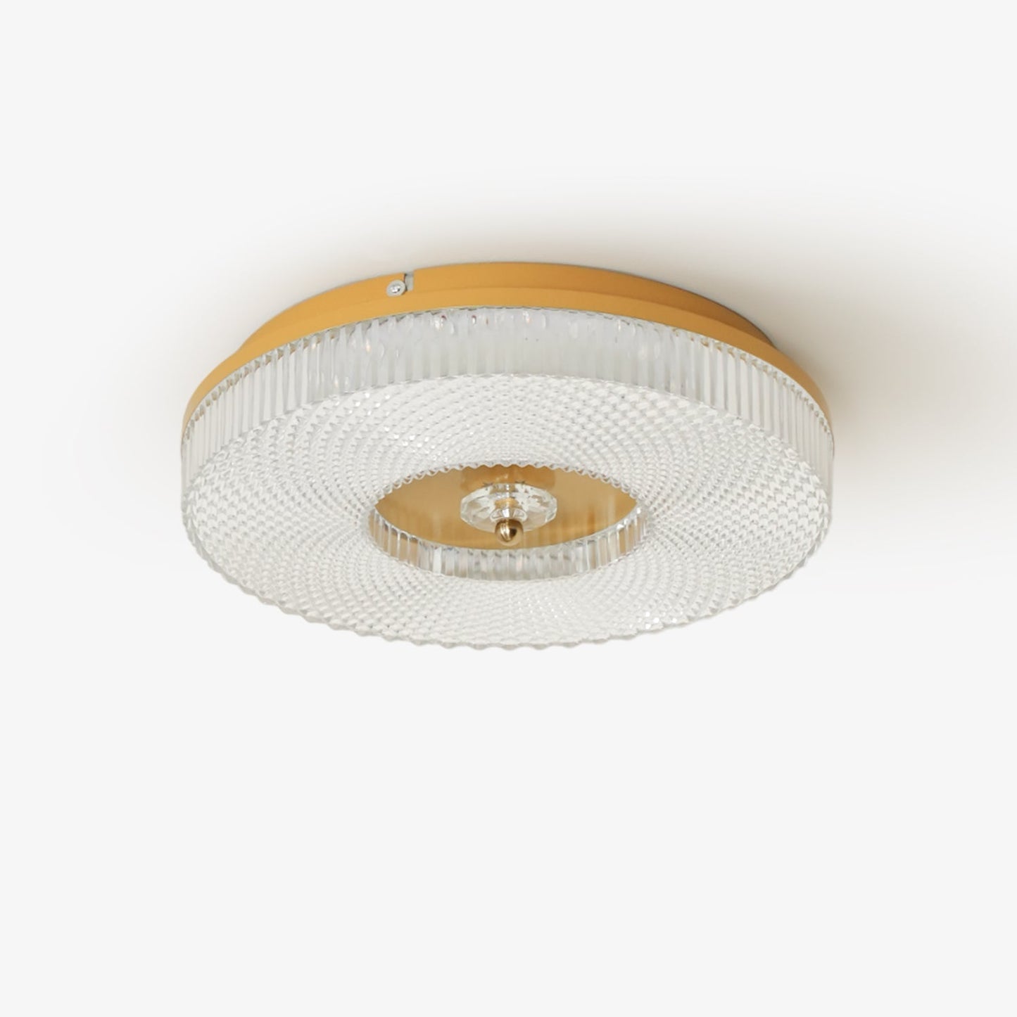 LED Plafondlamp Rond IJzer Acryl Dimbaar 3000K 4000K 6000K Zwart Wit Goud