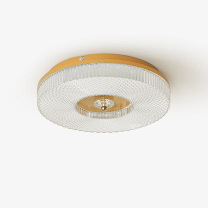LED Plafondlamp Rond IJzer Acryl Dimbaar 3000K 4000K 6000K Zwart Wit Goud