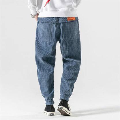 Heren Corduroy Broek Comfortabel en Ruim Zittend