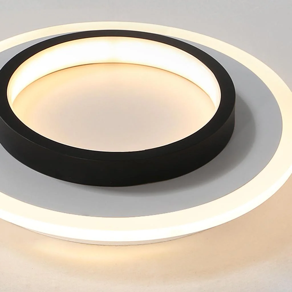 Plafondlamp Rond LED Modern Halo Design Metaal Acryl Flush Mount