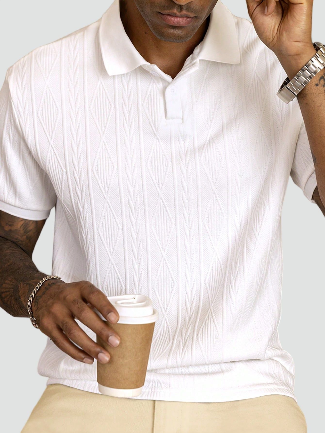 Heren Polo Shirt Kort Mouwen Klassiek Design - StudioMarella