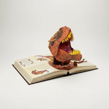 Pop Up Boek Dinosaurussen 3D Kinderboek Interactief Educatief Voor Kinderen