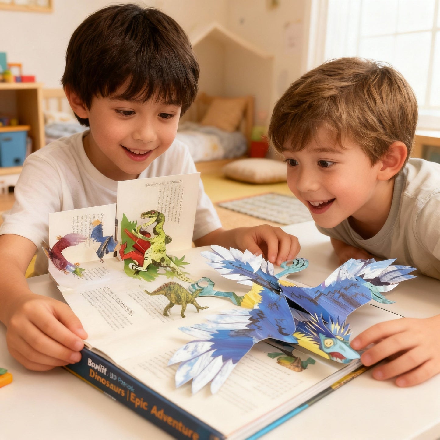 3D Pop-up Boek Dinosaurus – Interactief Kinderboek met Pop-up Scènes – Educatief Prentenboek Prehistorie