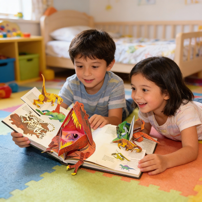 Pop Up Boek Dinosaurussen 3D Kinderboek Interactief Educatief Voor Kinderen